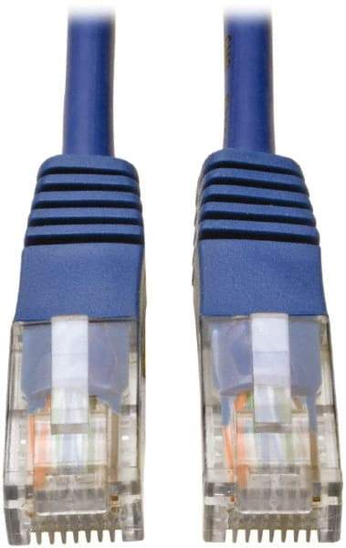 Tripp-Lite - Cat5e, 24 AWG, 8 Wires, 550 MHz, Unshielded Network & Ethernet Cable - Blue, PVC, 100' OAL - Caliber Tooling