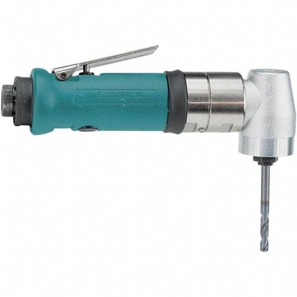 Dynabrade - 1/4" Keyed Chuck - Right Angle Handle, 950 RPM, 0.4 hp, 90 psi - Caliber Tooling