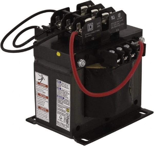 Square D - 750 VA, Top Mount Fuse Block Control Transformer - 5.66 Inch Deep - Caliber Tooling