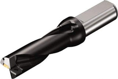 Sandvik Coromant - 71mm Max Drill Depth, 3.02222xD, 22.5mm Diam, Indexable Insert Drill - 2 Inserts, 25mm Shank Diam, Flange Shank - Caliber Tooling