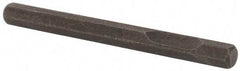 PRO-SOURCE - 1-1/2" OAL, 1/8" Shank Diam, Hex Chisel - Hex Drive, Hex Shank, Alloy Steel - Caliber Tooling