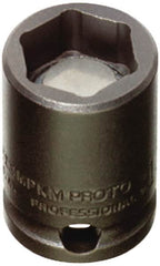 Proto - 1/2" Drive 18mm Standard Magnetic Impact Socket - 6 Points, 1-1/2" OAL - Caliber Tooling