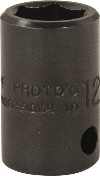 Proto - 3/8" Drive, Power Socket - 6 Points, 1-5/32" OAL - Caliber Tooling