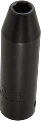 Proto - 1/2" Drive 3/8" Deep Thin Wall Impact Socket - 6 Points, 3-1/4" OAL - Caliber Tooling