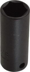 Proto - 3/8" Drive 5/8" Deep Thin Wall Impact Socket - 6 Points, 2-1/8" OAL - Caliber Tooling