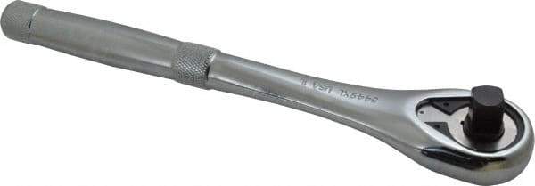 Proto - 1/2" Drive Pear Head Ratchet - Chrome Finish, 10-1/2" OAL, 45 Gear Teeth, Standard Full Polish Handle, Standard Head - Caliber Tooling