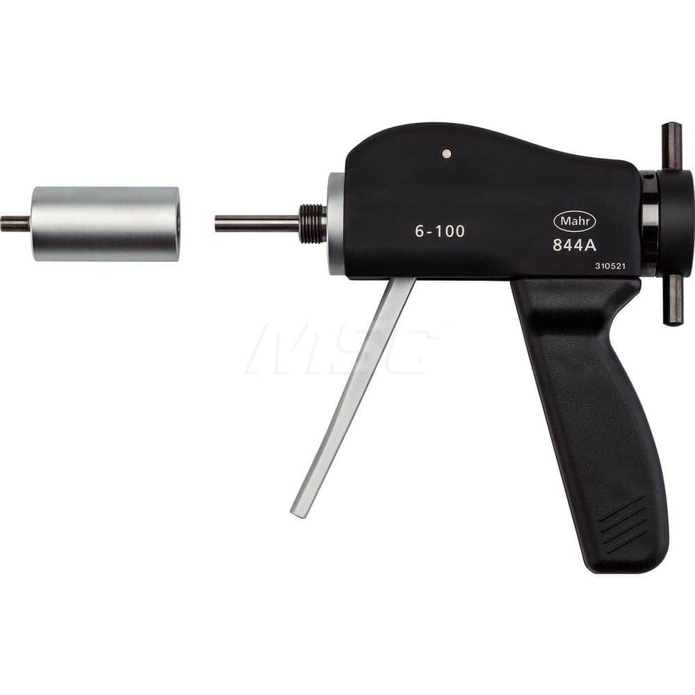 Mahr - Electronic Bore Gages; Type: Self-Centering Measuring Pistol ; Minimum Measurement (Decimal Inch): 0.7750 ; Minimum Measurement (mm): 20 ; Maximum Measurement (mm): 50 ; Gage Depth (mm): 40 ; Gage Depth (Inch): 1.57 - Exact Industrial Supply