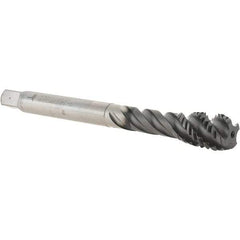 Value Collection - 1/2-13 UNC 4 Flute 2B Modified Bottoming Spiral Flute Tap - Powdered Metal, Hardlube Finish, 110.01mm OAL, Right Hand Flute, Right Hand Thread, Series AEP2256302 - Caliber Tooling