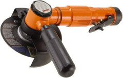 Dotco - 2" Wheel Diam, 13,500 RPM, Pneumatic Cutoff & Cutoff-Grinder Tool - Right Angle Handle, 1/4" Inlet - Caliber Tooling