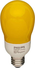 Philips - 14 Watt Fluorescent Residential/Office Medium Screw Lamp - 2,700°K Color Temp, 600 Lumens, 120 Volts, A19, 8,000 hr Avg Life - Caliber Tooling