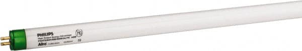 Philips - 44 Watt Fluorescent Tubular Medium Bi-Pin Lamp - 4,100°K Color Temp, 4,520 Lumens, T5, 35,000 hr Avg Life - Caliber Tooling