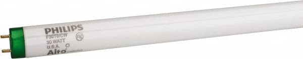 Philips - 30 Watt Fluorescent Tubular Medium Bi-Pin Lamp - 4,100°K Color Temp, 2,200 Lumens, T8, 7,500 hr Avg Life - Caliber Tooling