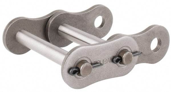 U.S. Tsubaki - 2" Pitch, ANSI 160-2, Cottered Roller Chain Connecting Link - For Use with Double Strand Chain - Caliber Tooling