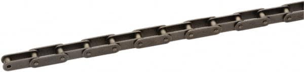 U.S. Tsubaki - 1-1/2" Pitch, ANSI C2060H, Double Pitch Roller Chain - Chain No. C2060H, 1,410 Lb. Capacity, 10 Ft. Long, 15/32" Roller Diam, 1/2" Roller Width - Caliber Tooling