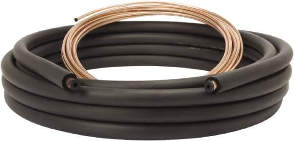 Mueller Industries - 50' Long, LL - 3/8, SL - 1-1/8" OD, Copper Refrigeration Tube - LL - .032, SL - .050" Wall Thickness, 39.45 Lb per Coil - Caliber Tooling