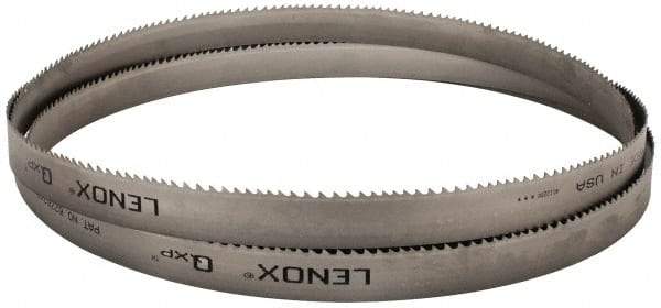 Lenox - 4 to 6 TPI, 10' 10-1/2" Long x 1" Wide x 0.035" Thick, Welded Band Saw Blade - Bi-Metal, Toothed Edge, Raker Tooth Set, Flexible Back, Contour Cutting - Caliber Tooling