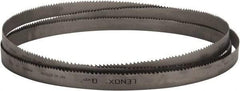 Lenox - 3 to 4 TPI, 15' 6" Long x 1-1/4" Wide x 0.042" Thick, Welded Band Saw Blade - Bi-Metal, Toothed Edge, Raker Tooth Set, Flexible Back, Contour Cutting - Caliber Tooling