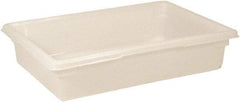 Rubbermaid - Rectangular, White Polyethylene Food Tote Box - 6" High x 18" Wide x 26" Long, with Snap-On Lid - Caliber Tooling