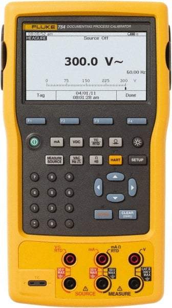 Fluke - 100 mA Measure, 22 mA Source, 10,000 Ohm, 50 kHz Calibrator - 300 VAC, 300 VDC, 3 Year Warranty - Caliber Tooling