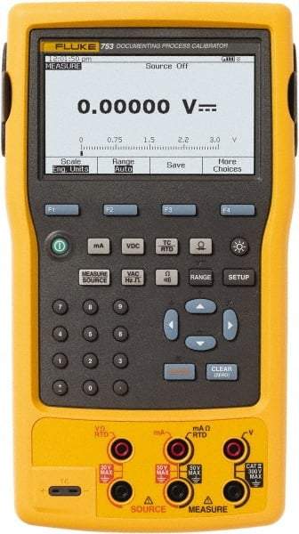 Fluke - 100 mA Measure, 22 mA Source, 10,000 Ohm, 50 kHz Calibrator - 300 VAC, 300 VDC, 3 Year Warranty - Caliber Tooling