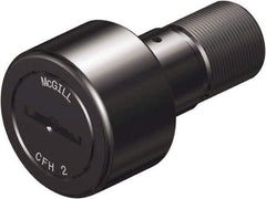 McGill - 5/8" Roller Diam x 7/16" Width, 1/4" Stud Diam x 3/4" Length, Sealed Heavy Stud Cam Follower - Steel, 5/16" Thread Length, 5/16-24 Thread, 1.22" OAL, 955 Lb Dynamic Cap, 2,480 Lb Static Cap - Caliber Tooling