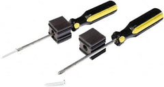 Mag-Mate - 1-1/8" Long x 1-1/8" Wide x 1-1/8" High, Magnetizer & Demagnetizer - 1-1/8" Deep, 0.38" Ring Opening - Caliber Tooling