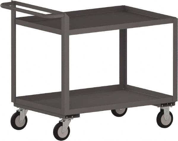 Jamco - 1,200 Lb Capacity, 18" Wide x 36" Long x 30" High Standard Utility Cart - 2 Shelf, Steel - Caliber Tooling