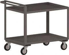 Jamco - 1,200 Lb Capacity, 24" Wide x 30" Long x 30" High Standard Utility Cart - 2 Shelf, Steel - Caliber Tooling