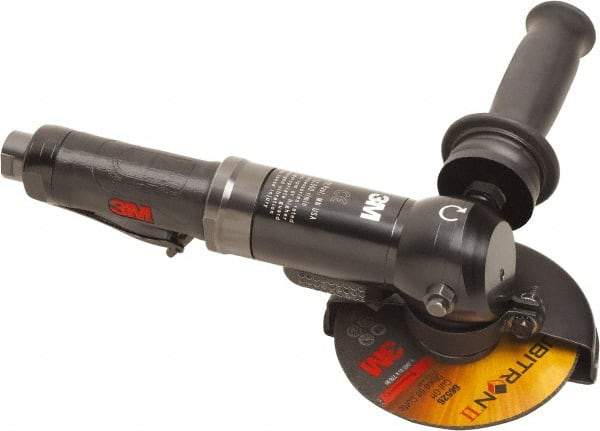 3M - 4-1/2" Wheel Diam, 12,000 RPM, Electric Cutoff & Cutoff-Grinder Tool - Right Angle Handle - Caliber Tooling