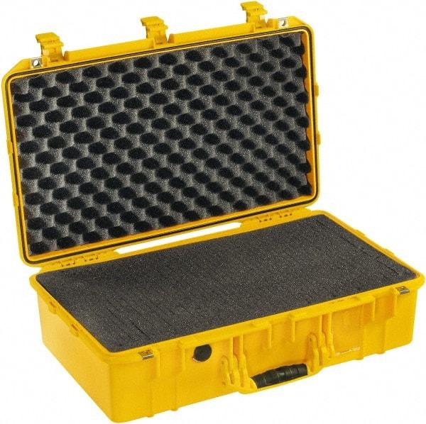 Pelican Products, Inc. - 15-15/32" Wide x 8-15/64" High, Aircase w/Foam - Yellow - Caliber Tooling