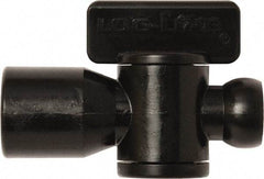 Loc-Line - 10 Piece, 1/4" ID Coolant Hose Female NPT Valve - Female to Female Connection, Acetal Copolymer Body, NPT, Use with Loc-Line Modular Hose Systems - Caliber Tooling