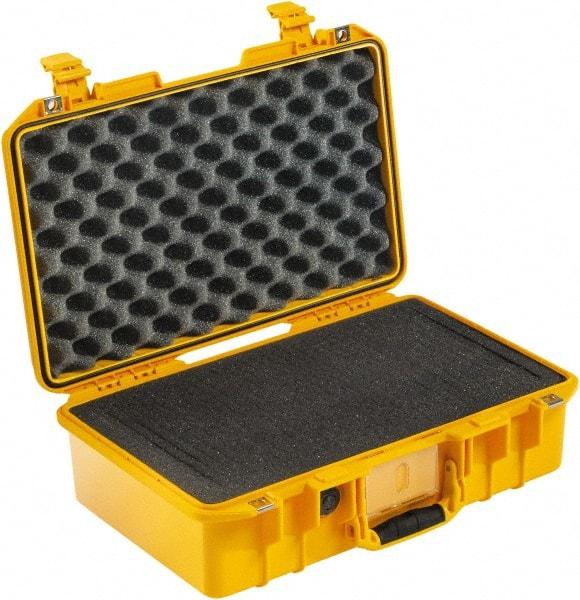 Pelican Products, Inc. - 12-51/64" Wide x 6-57/64" High, Aircase w/Foam - Yellow - Caliber Tooling