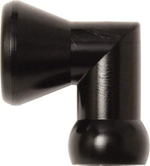 Loc-Line - 1/4" Hose Inside Diam, Coolant Hose Elbow - For Use with Loc-Line Modular Hose System, 20 Pieces - Caliber Tooling