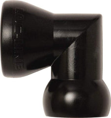 Loc-Line - 1/2" Hose Inside Diam, Coolant Hose Elbow - For Use with Loc-Line Modular Hose System, 20 Pieces - Caliber Tooling