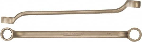 Ampco - 13mm x 15mm 12 Point Box Wrench - Double End, Aluminum Bronze, Plain Finish - Caliber Tooling