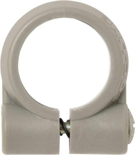 Loc-Line - Unthreaded, 1/4" Hose Inside Diam, Coolant Hose Element Clamp - For Use with 1/4" Loc-Line Modular Hose System, 20 Pieces - Caliber Tooling