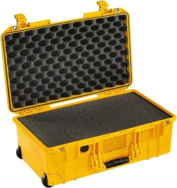 Pelican Products, Inc. - 13-31/32" Wide x 8-63/64" High, Aircase w/Foam - Yellow - Caliber Tooling