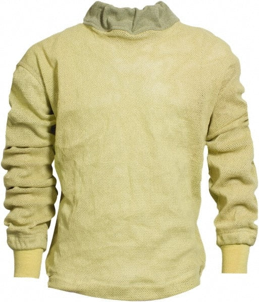 National Safety Apparel - Size L Yellow Cut Resistant Long Sleeve T-Shirt - Exact Industrial Supply