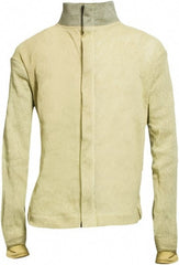 National Safety Apparel - Size L Yellow Cut Resistant Long Sleeve Zipped Shirt - Exact Industrial Supply