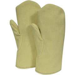 National Safety Apparel - Size Universal Wool Lined Thermobest Heat Resistant Mitten - Exact Industrial Supply