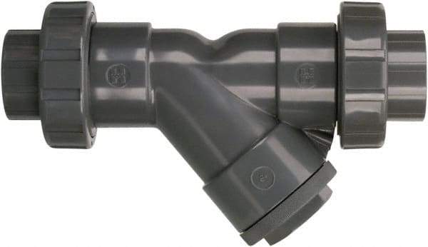 Hayward - 3" Pipe, True Union Threaded Ends, PVC Y-Strainer - 150 psi Pressure Rating - Caliber Tooling