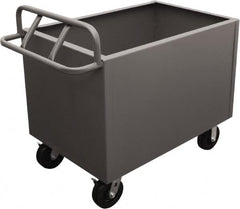 Durham - 2,000 Lb Load Capacity, Steel Box Truck - 36" Wide x 24" Long x 29-1/2" High, Gray - Caliber Tooling