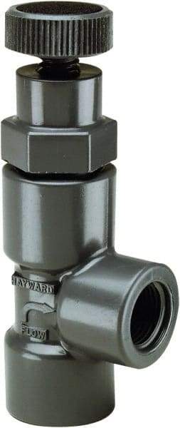 Hayward - 150 Max psi Angle Globe Pressure Reducing Valve - 3/4" Threaded Connection - Caliber Tooling