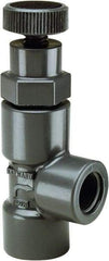 Hayward - 150 Max psi Angle Globe Pressure Reducing Valve - 1/2" Threaded Connection - Caliber Tooling