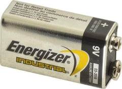 Energizer - Size 9V, Alkaline, 72 Pack, Standard Battery - 9 Volts, Miniature Snap Terminal, 6LR61, ANSI, IEC Regulated - Caliber Tooling