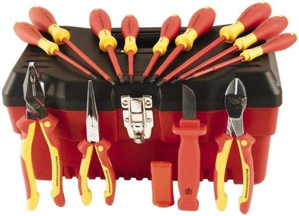 Wiha - 12 Piece Insulated Hand Tool Set - Comes in Molded Case - Caliber Tooling