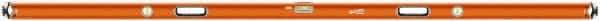 SAVAGE by SWANSON - 96" Long 3 Vial Box Beam Level - Aluminum, Orange - Caliber Tooling