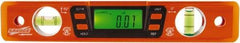 SAVAGE by SWANSON - Magnetic 9" Long 2 Vial Torpedo Level - Aluminum, Orange - Caliber Tooling