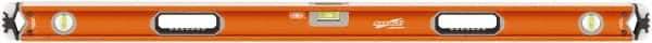 SAVAGE by SWANSON - 48" Long 3 Vial Box Beam Level - Aluminum, Orange - Caliber Tooling