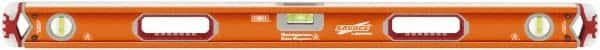 SAVAGE by SWANSON - Magnetic 36" Long 3 Vial Box Beam Level - Aluminum, Orange - Caliber Tooling